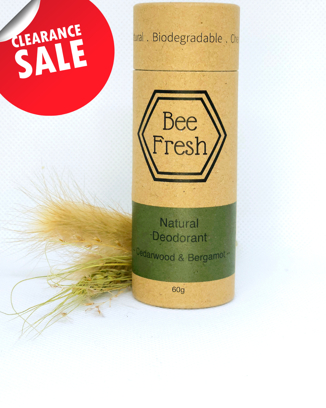 Bee Fresh Deodorant Cedarwood and Bergamot CLEARANCE