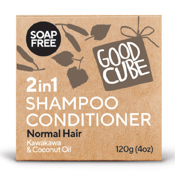 GOOD CUBE 2in1 Conditioning Shampoo Bar for Normal Hair